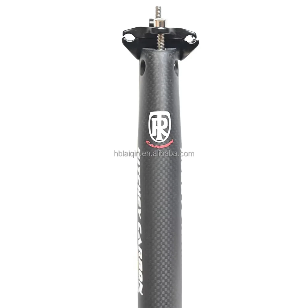 Carbon 350 400mm Bike Seatpost 27.2 30.8 31.6mm matte Gloss 3k Carbon Fiber MTB Road Bicycle seat post Light seat tube post