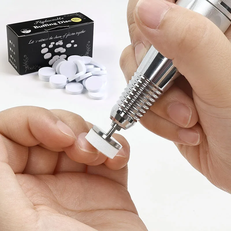 15 20 25mm Soft Polishing Grinding Milling Head Nail Art Drill Bit Block Tool Sponge Files Buffer