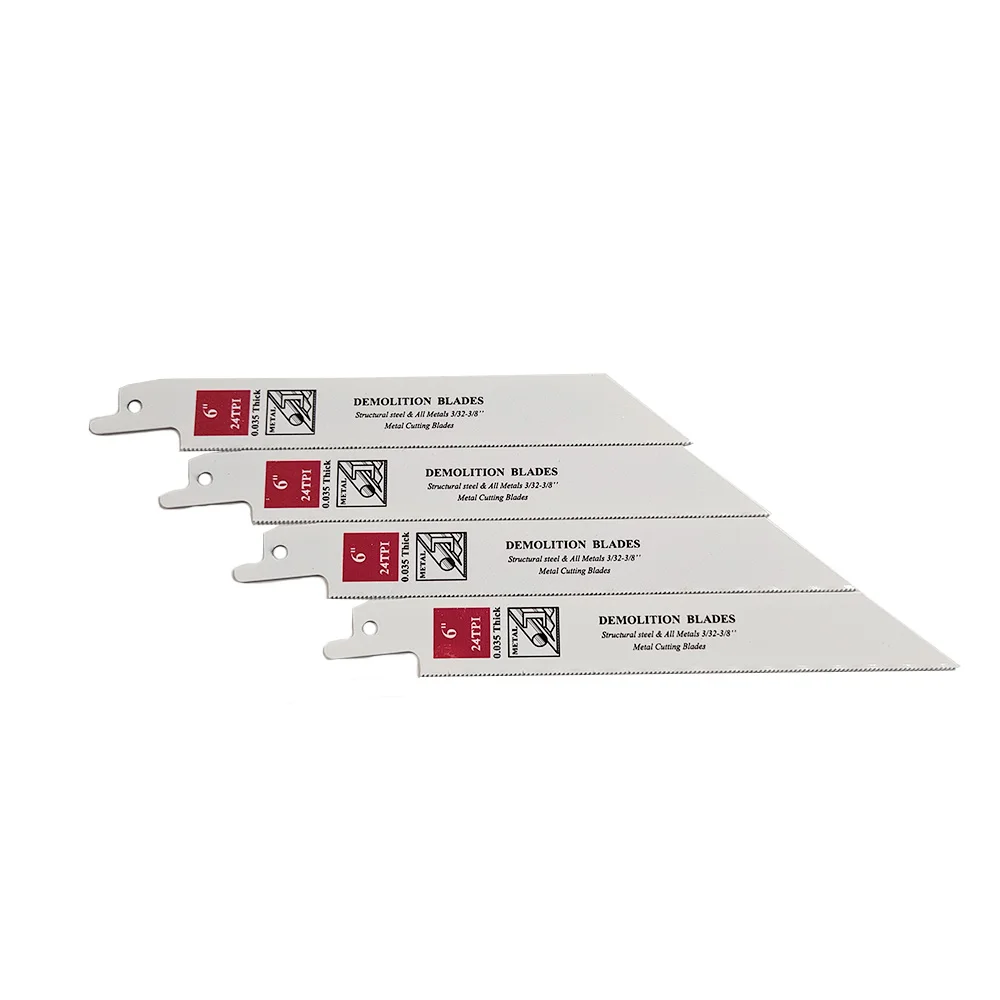 6 inch 24T Metal Cutting Reciprocating Saw Blades