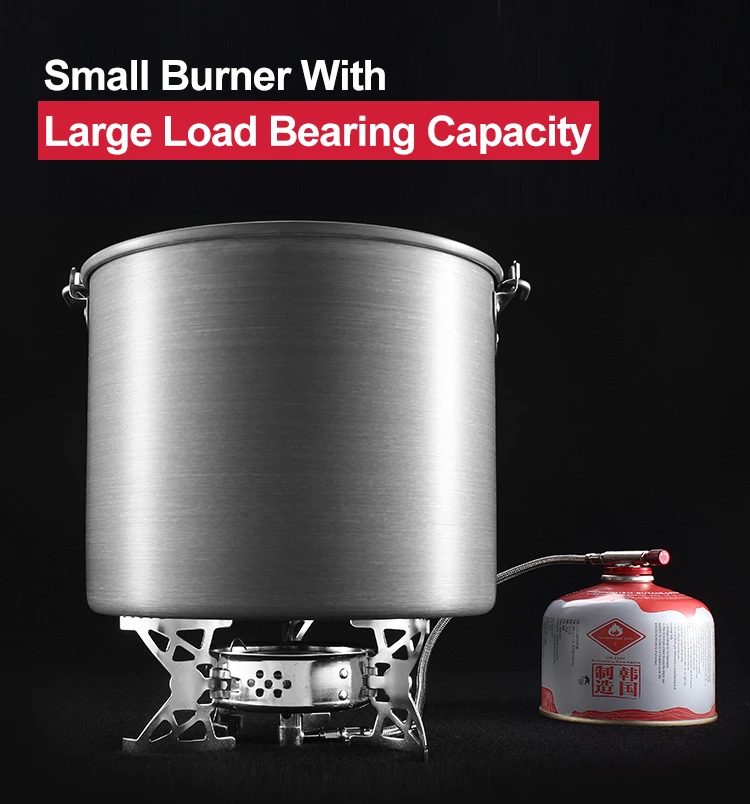 Alocs Lightweight Outdoor Picnic Portable Compact Tourist Trip Stove Foldable Single Burner Mini Butane Camping Gas Stove