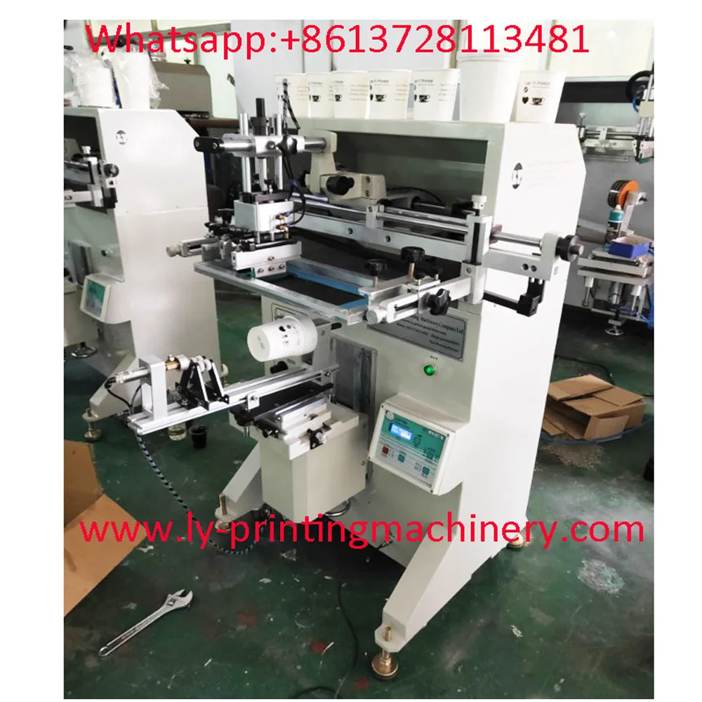 Oil filter pattern screen printer car oil filter logo printing machine