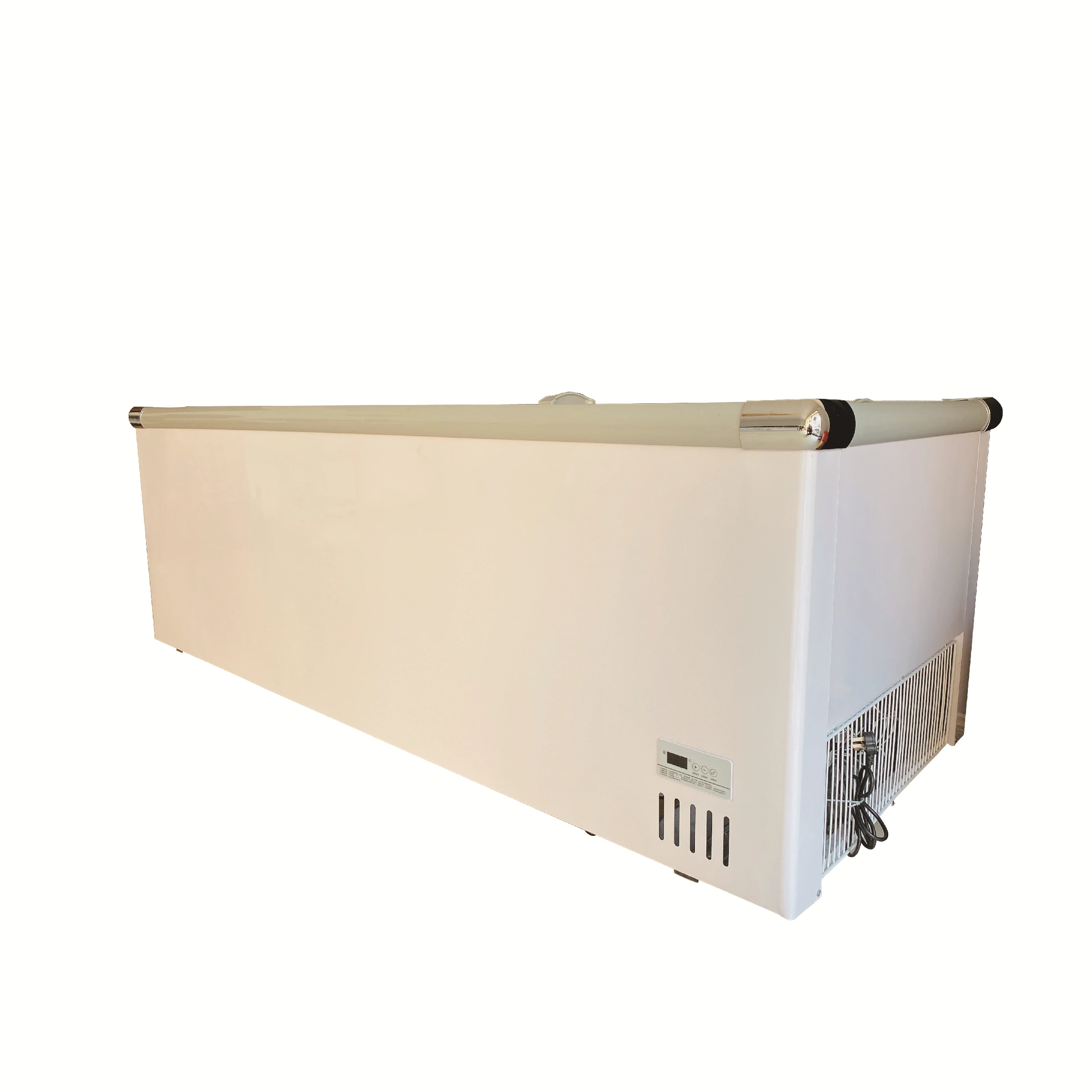 Special Hot Selling Fruit Cut Fresh Open Supermarket Double Step Air Curtain Astech Horizontal Freezer