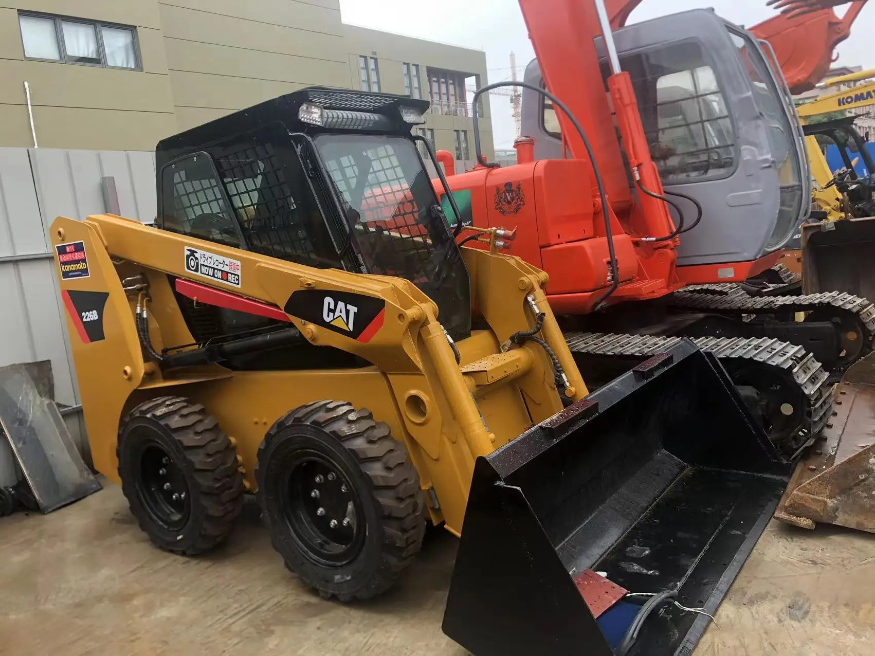 USA Earth-moving Machinery New CAT Hydraulic Mini Wheel Loader Caterpillar Skid Steer Loader