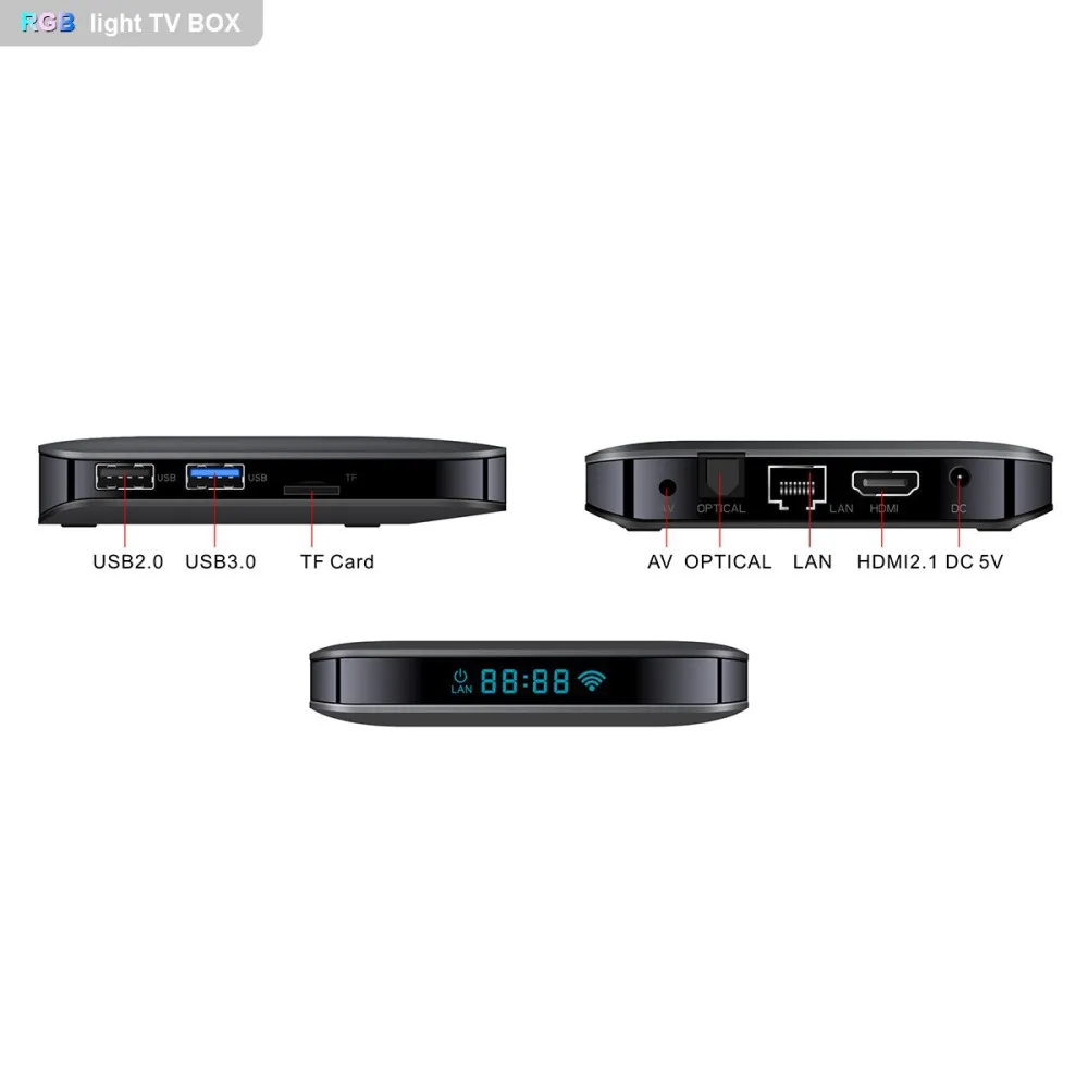 4K*2K 5 Set Top Box Quad Core Android WiFi ptv YouTube Smart Android Set-top TV Box