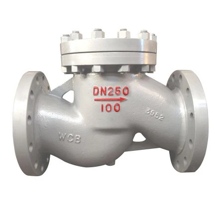 H41H DN250 PN16 PN25 Lift Carbon Steel WCB Check Valve