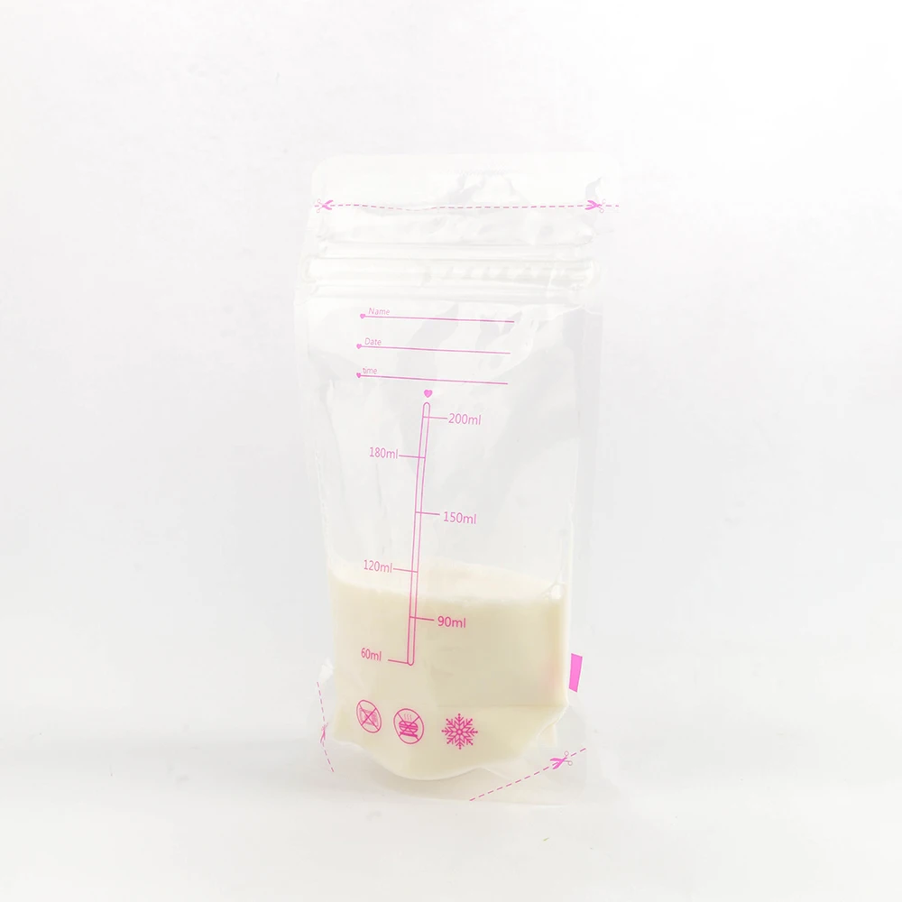 Fast delivery stock 7OZ 200ml  Breast milk Storage Bag