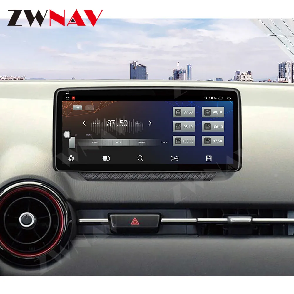 ZWNAV Android 10 0 128 Автомобильный мультимедийный стерео для MAZDA CX-3 2018 + с авто радио рекордер Carplay GPS навигации