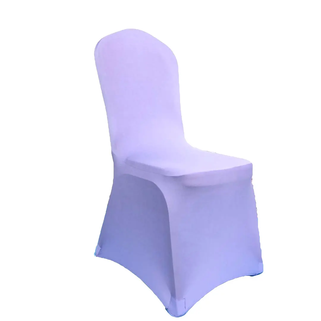 Factory Wholesale Stretch Spandex Wedding Banquet Dining Room Removable Chair Cover Seat Covers For Standard Chair