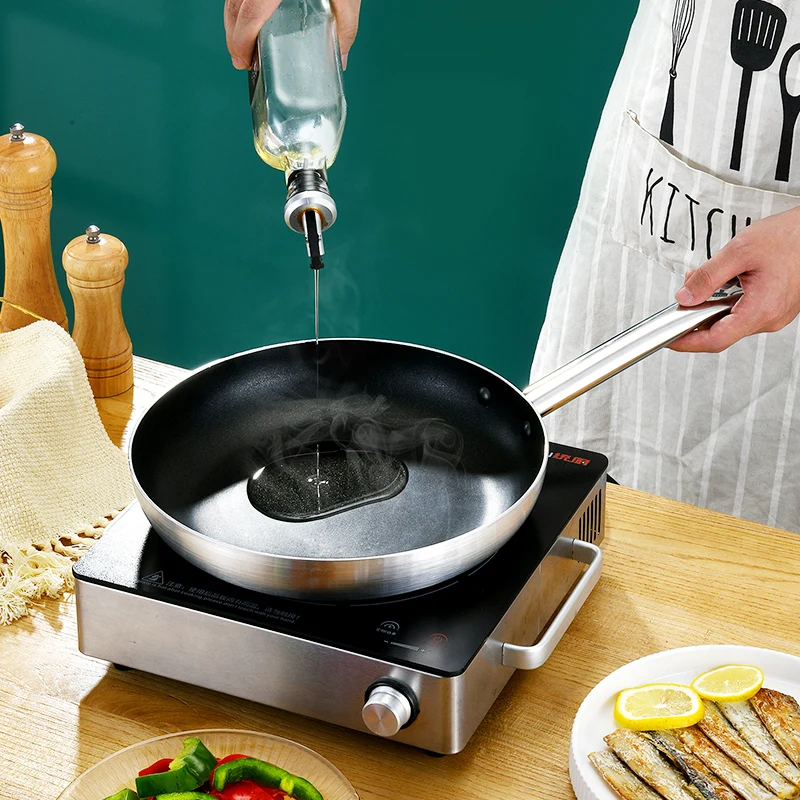 New Design multi-size 18-40cm Skillet Induction fry pan set non-stick frypan aluminum flat frying pan for sale