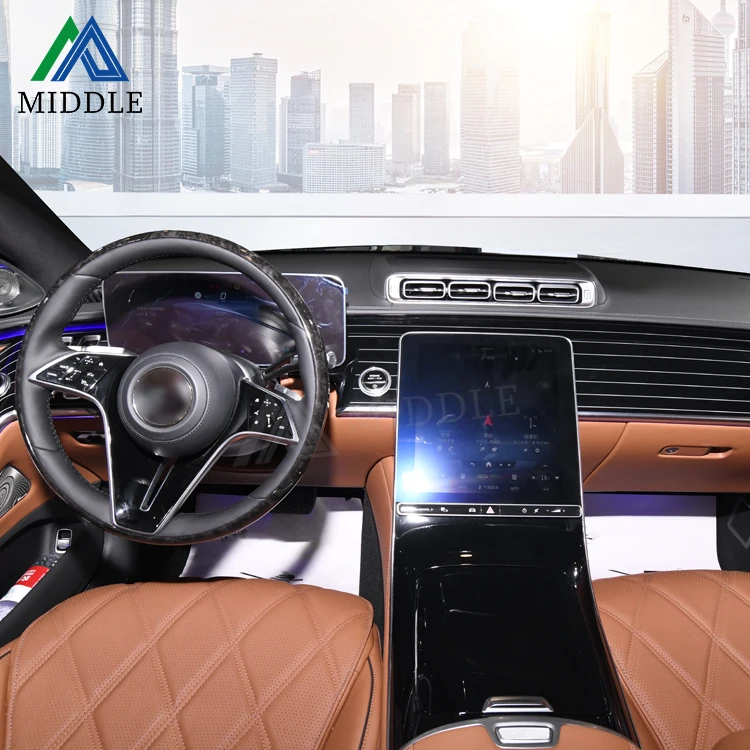 Средние автомобильные аксессуары обновленные для интерьера класса S Mercedes Benz W223 до типа Maybach