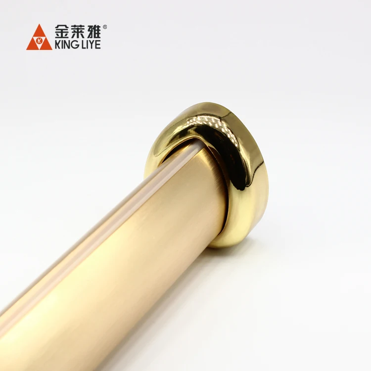 Kingliye Manufacture Wardrobe Tube Furniture Accessories Hardware for Aluminum Cabinet ISO9001 Modern Simple OEM ODM 10 Pcs T/T