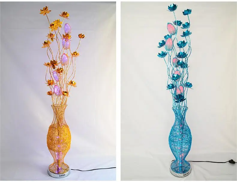 20W Modern Aluminum Metal Rose Table Lamp Hotel Bar Living Room Decorative Led Table Lamp Standing Desk Lamp