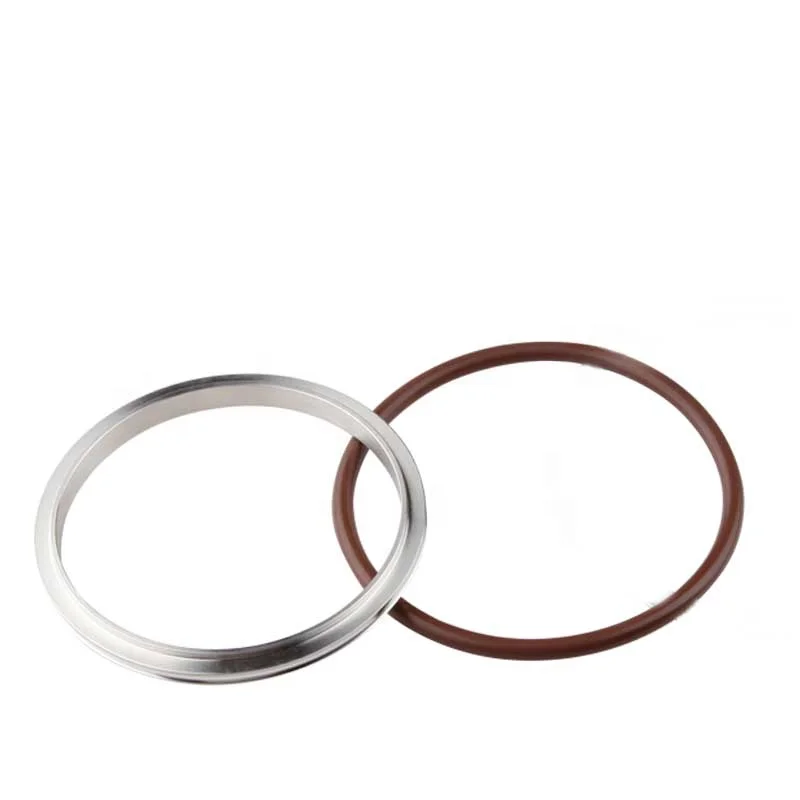Bracket fluorine rubber ring Stainless Steel Vacuum KF16 O Ring Centering Ring Gasket