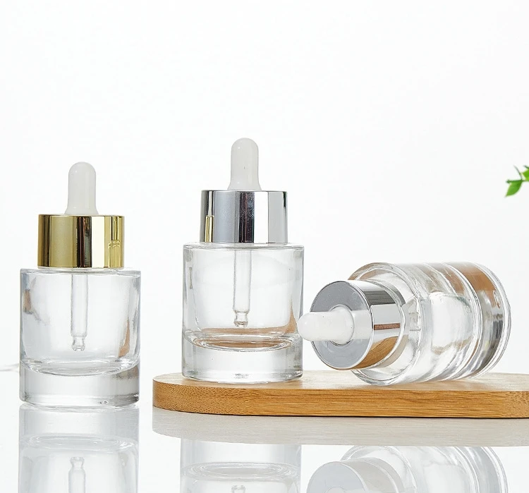Hot Sale 20ml 30ml 50ml Translucent Colorful Essential Oil and Perfume Bottles Screw Cap Dropper Serum Dispensing Device