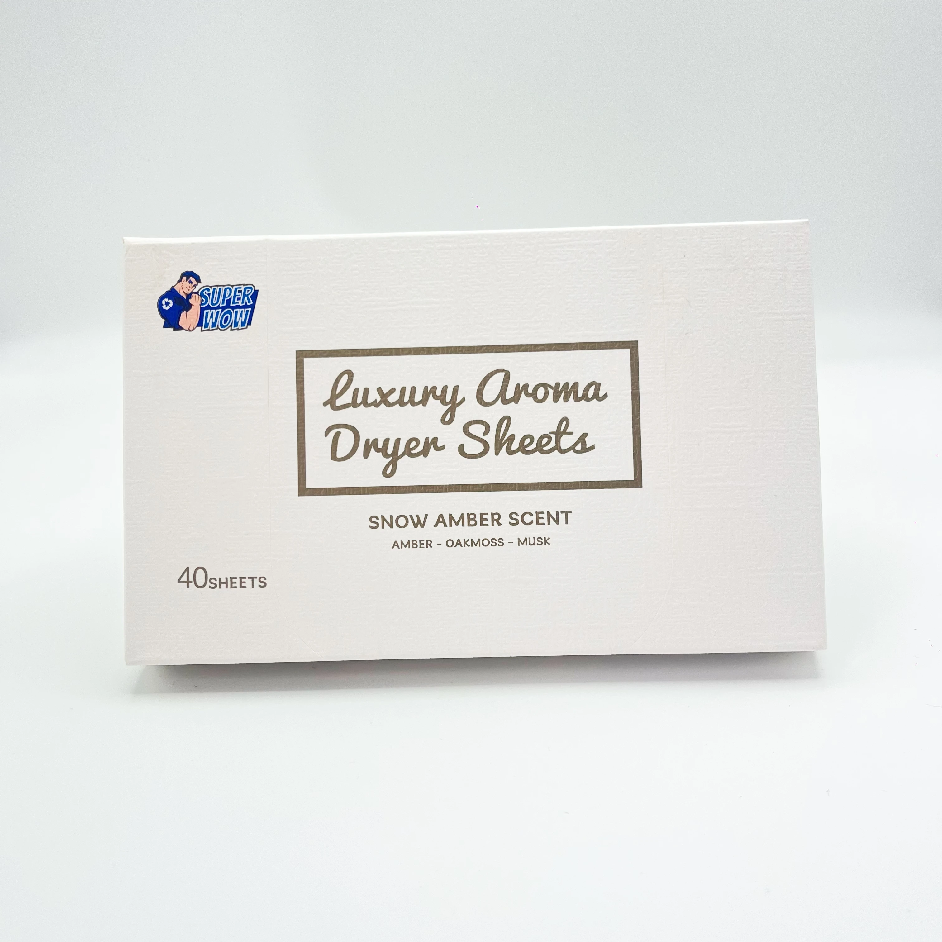 Plant formula laundry fabric softener sheet biodegradable tumble dryer sheet Snow Amber Scent