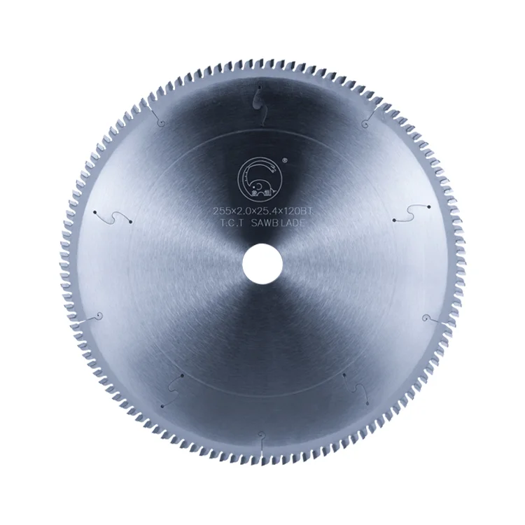 255*3.0*2.4*25.4/30*120T saw blade TCT Circular Carbide cutting For  Aluminum Cutting Blades miter saw