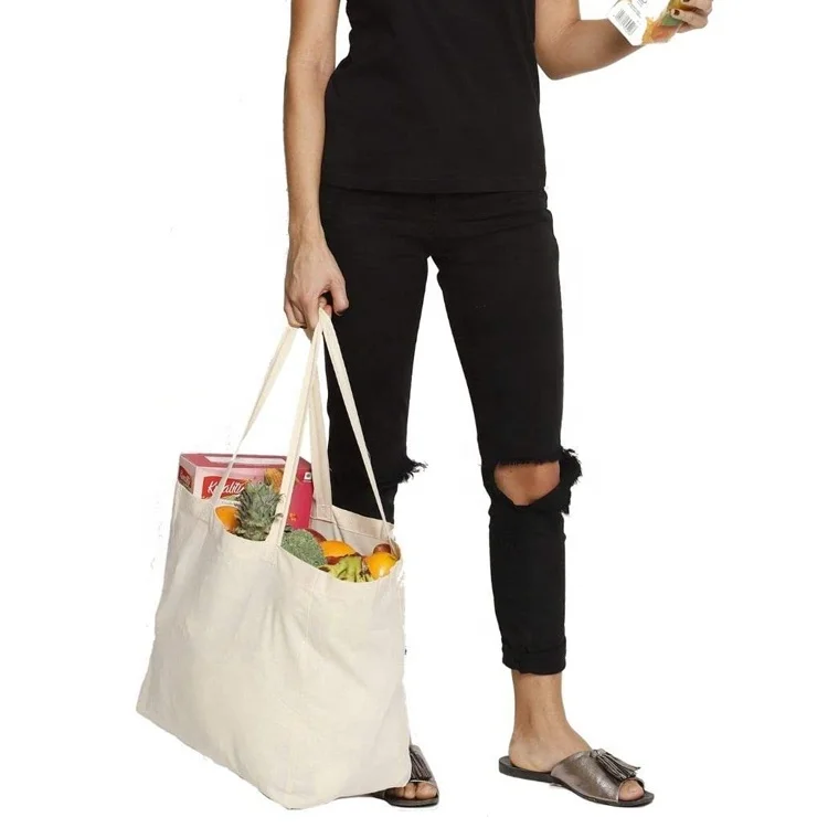 Большая сумка через плечо с индивидуальным принтом, рекламная хлопчатобумажная Холщовая Сумка-тоут с логотипами