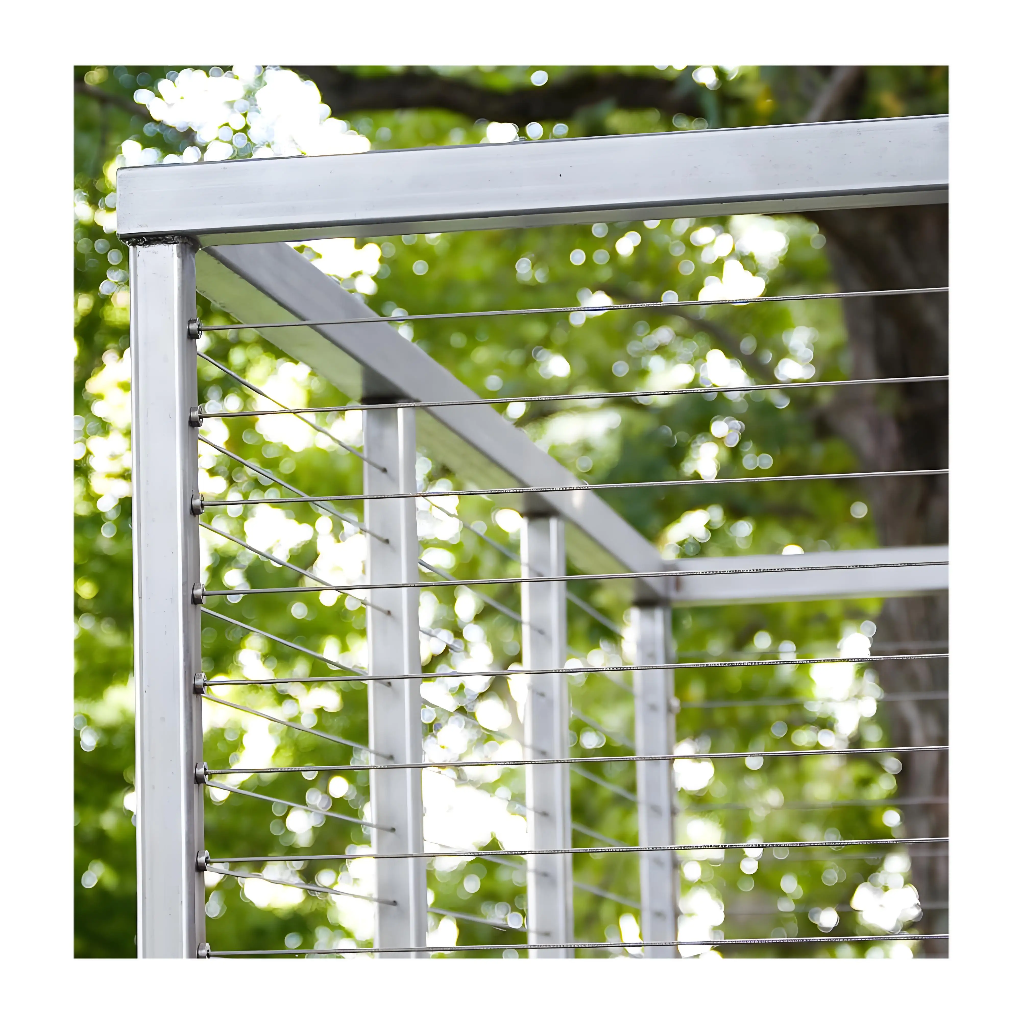 Premium Stainless Steel Cable Balustrade for Deck, Staircase and Balcony Applications