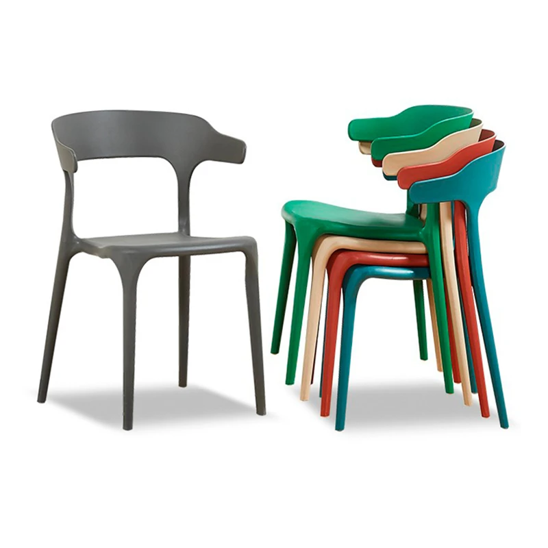 Free Sample Colored Pp Modern Cheap Seat Heavy Duty Stackable Ergonom Plastic Chair