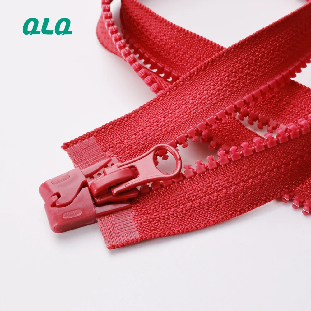 Custom Eco Cloth Delrin Giant Pin Box Magnetic Plastic Zipper Puller Lock Plastic Packaging Clothing Zipper Bag Clear with Logo