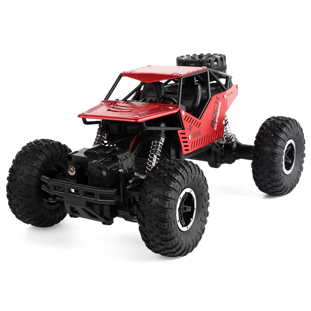 Amason Hot Sale 2.4GHz Powerful Racing Crawler Car Remote Control 4x4 Alloy Track 2.4Ghz Off-Road Stunt Truck for Kids