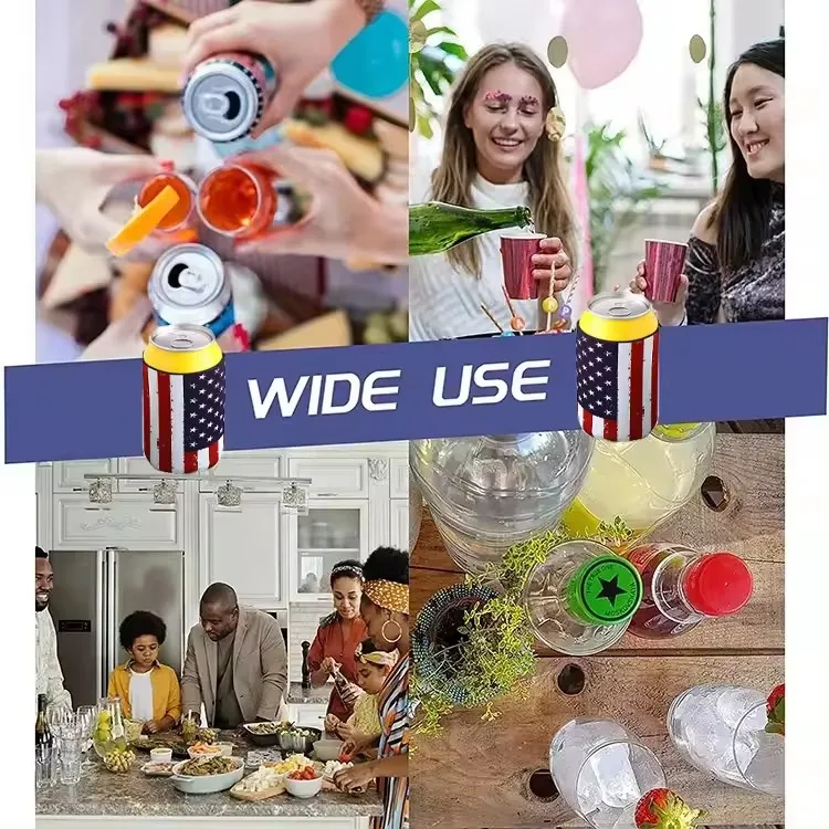 Custom Design 3mm 5mm Neoprene Stubby Holder Beer Can Cover with custom logo can cooler Personalized Sublimation Can Cooler