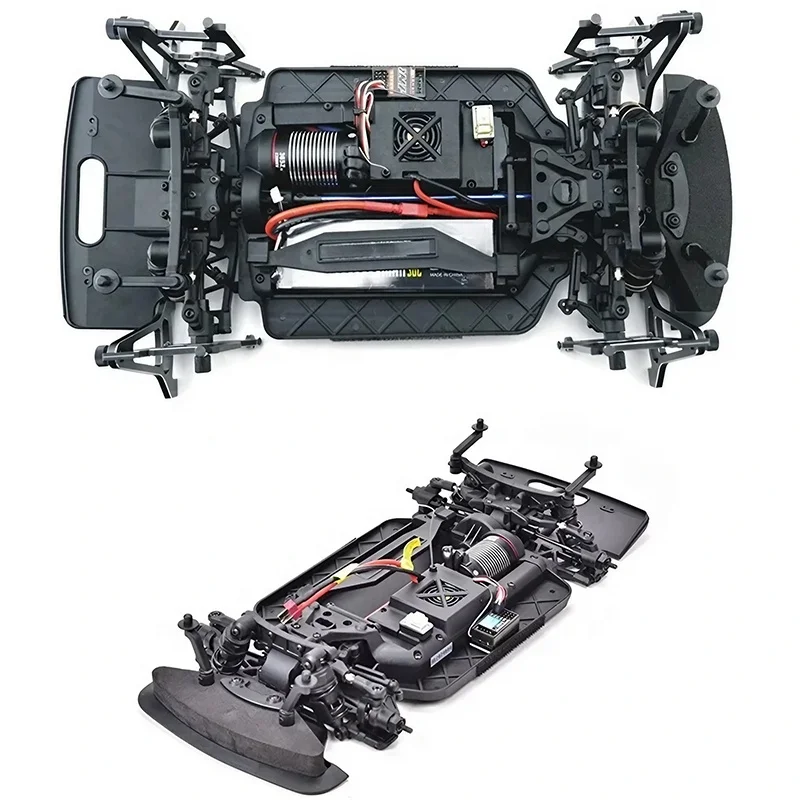 HNR H9802 PANTHER 1/10 4WD Lights Drifting 2.4G Flat Running Gyro Electric Radio Control 1 10 RC Drift Car Brushless Gift Toy