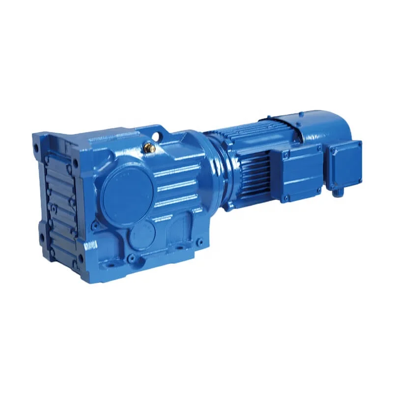 Hot Sale K KA KF KAF 37-187 series gear reducer motor gearbox helical bevel speed reducer