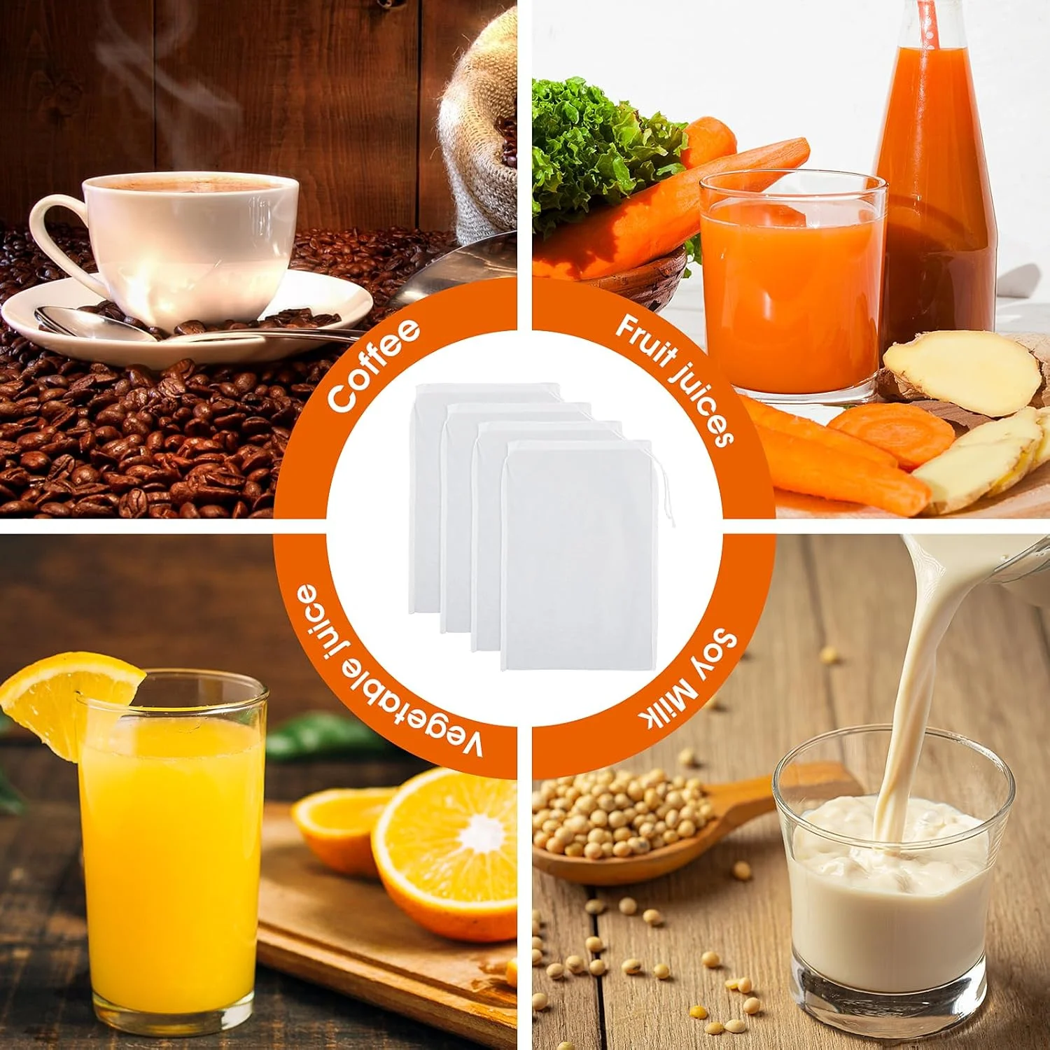 Customized Nylon Micron Filter Mesh 50 100 500 Micron Nylon Filter Mesh Screen Sieve Fabric Nylon Filter Bag