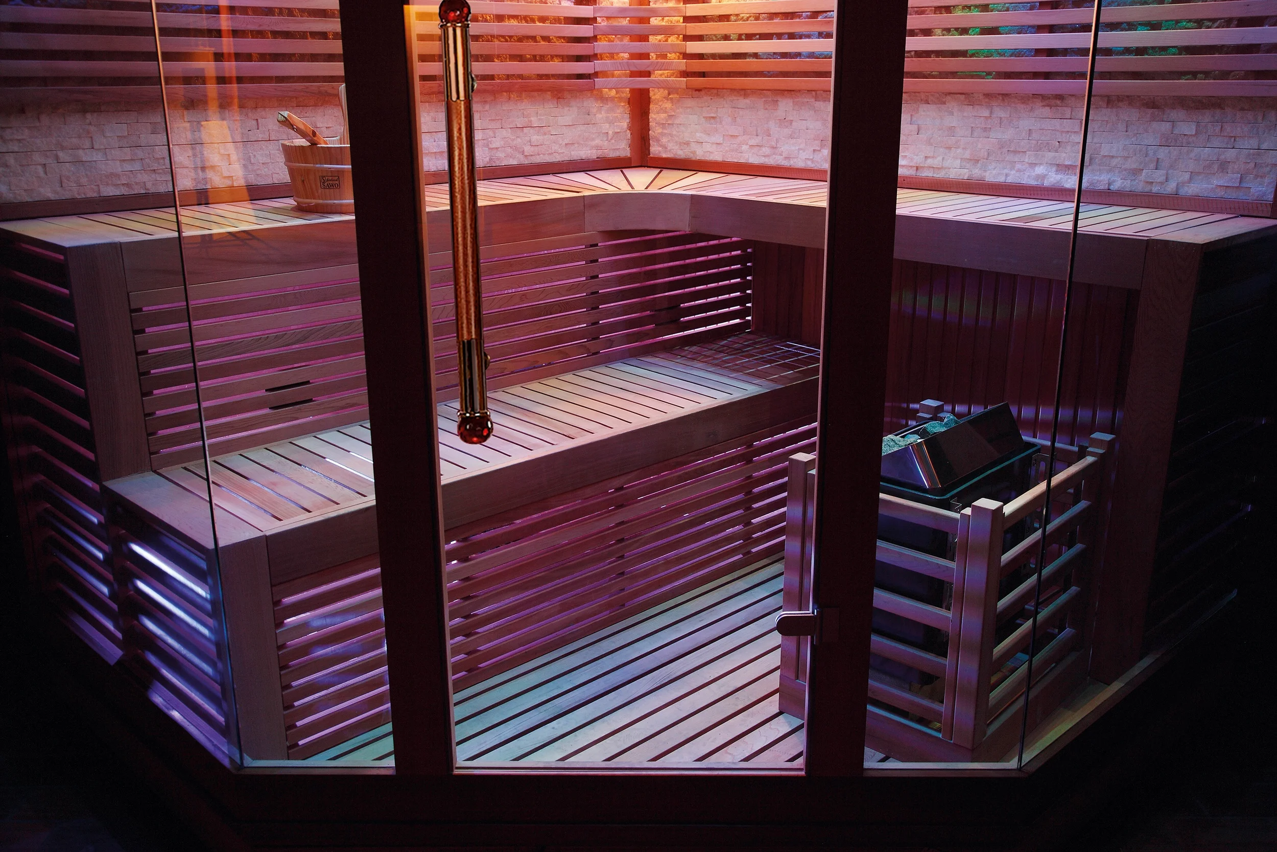 MEXDA Hot sale Red Cerda luxury Sauna room indoor wooden house WS-1211(CE)