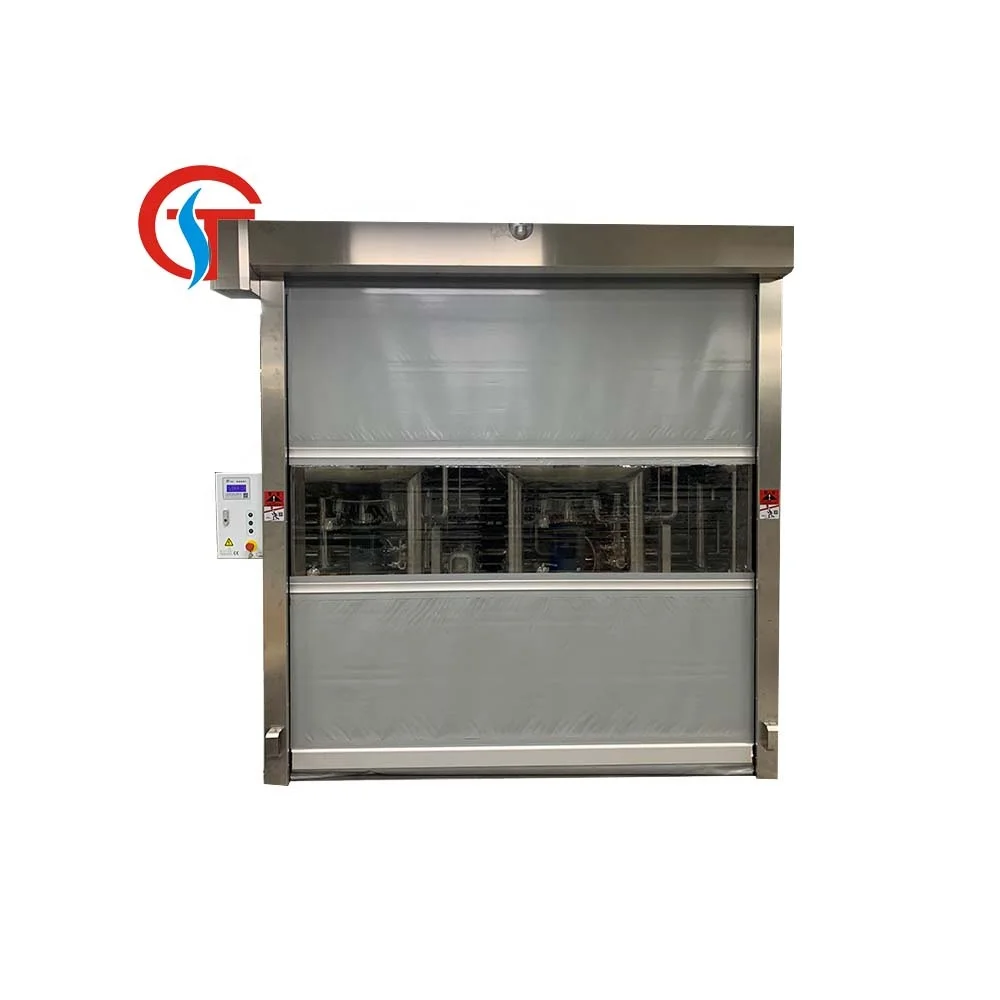 Shuotian PVC High Speed Doors Rapid Automatic Rolling Up Doors For Factory Warehouse Workshop