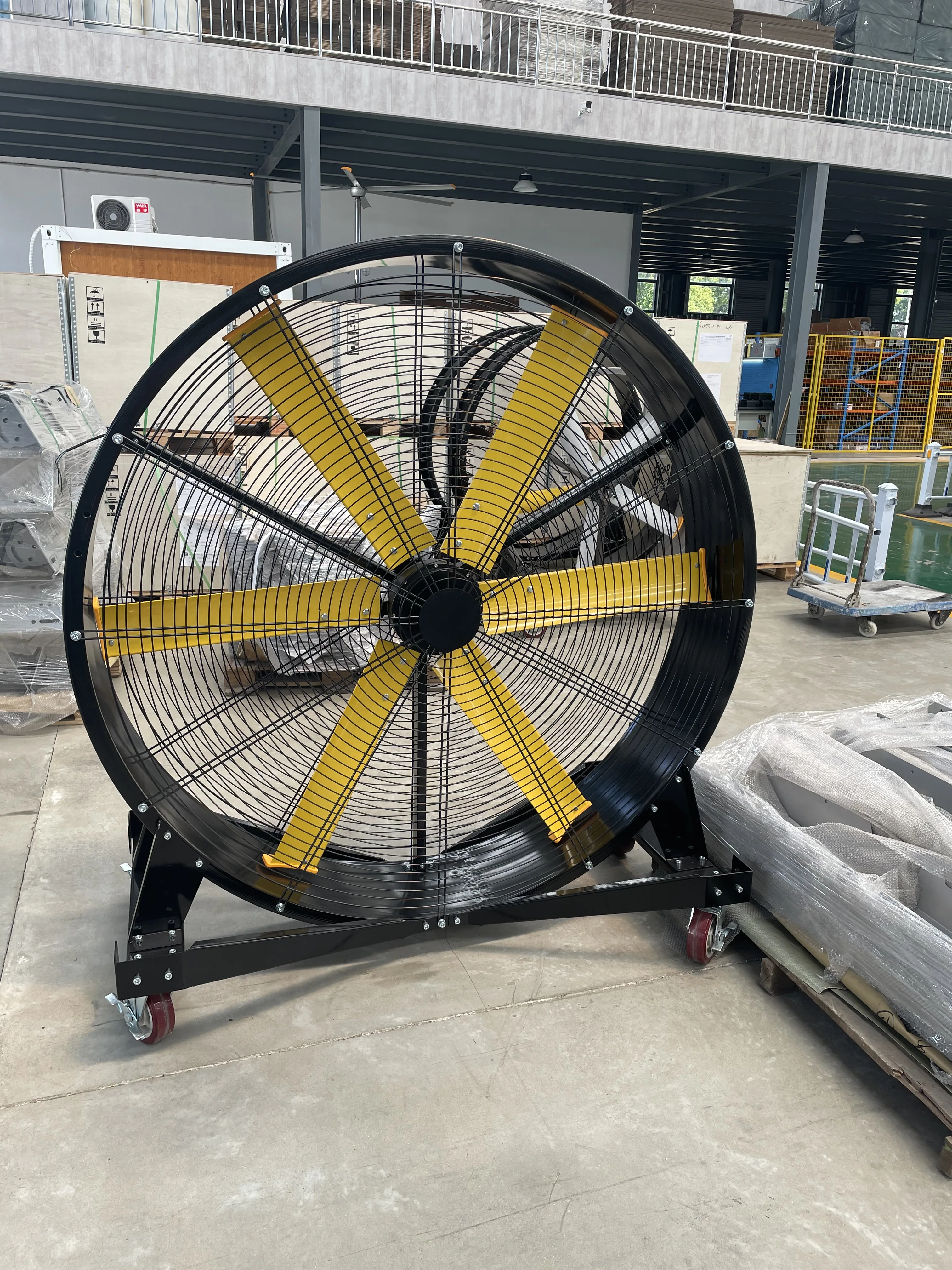 Ventilation Cooling air  Fitness 1.5m 5ft portable standing  moving hvls fan