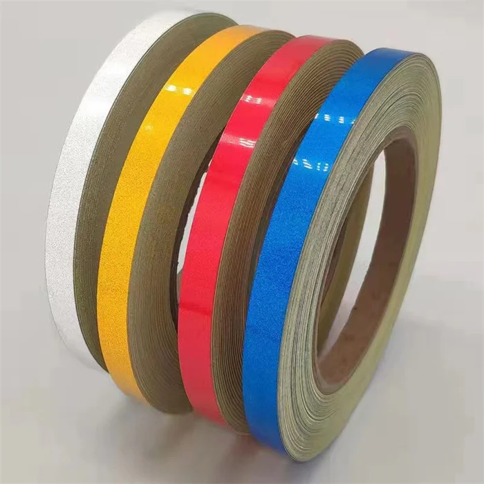 1cm*8m Reflective Stickers Wheel Rim Decal Tape Motorcycle Bicycle Reflector Bike Light