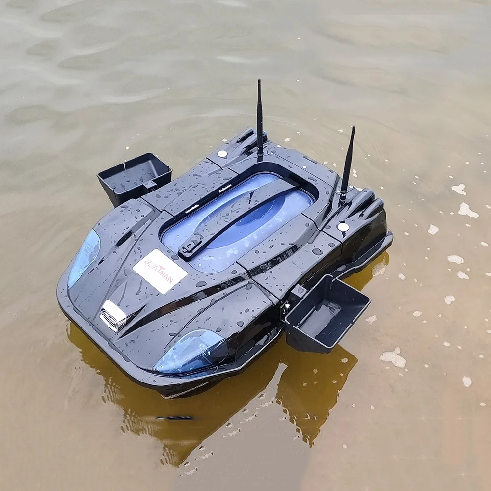 500M Speed Sailing RC Carp Fishing Bait Boat GPS Fishfinder baitboat with external motor fishing lure lights and bright lights