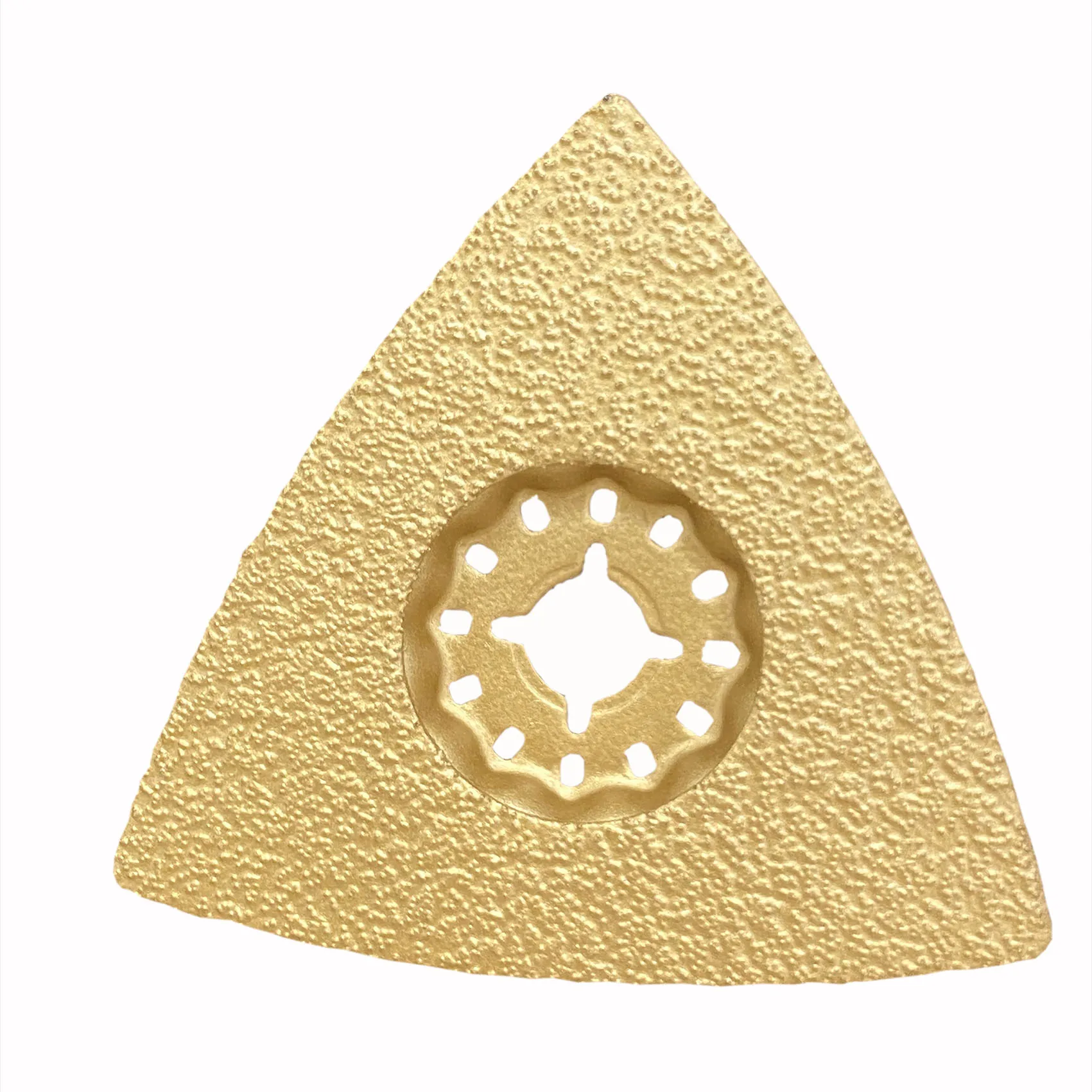 Oscillating tool triangular tungsten steel grinding discs Brazed diamond triangular grinding discs Alloy grinding discs