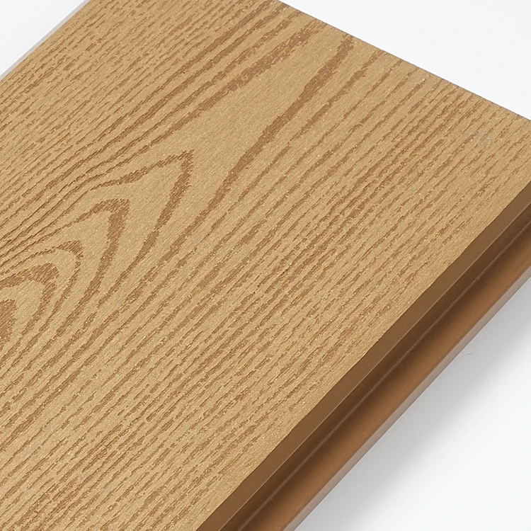 WPC wood grain wall panel China top supplier wood facade waterproof  wall cladding S148/21A  outdoor decoration