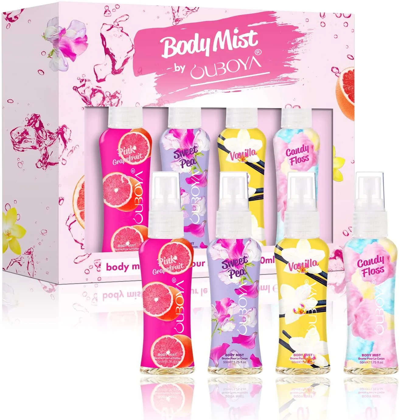 OEM ODM High Quality  Body  Mist Set Perfume Wholesale