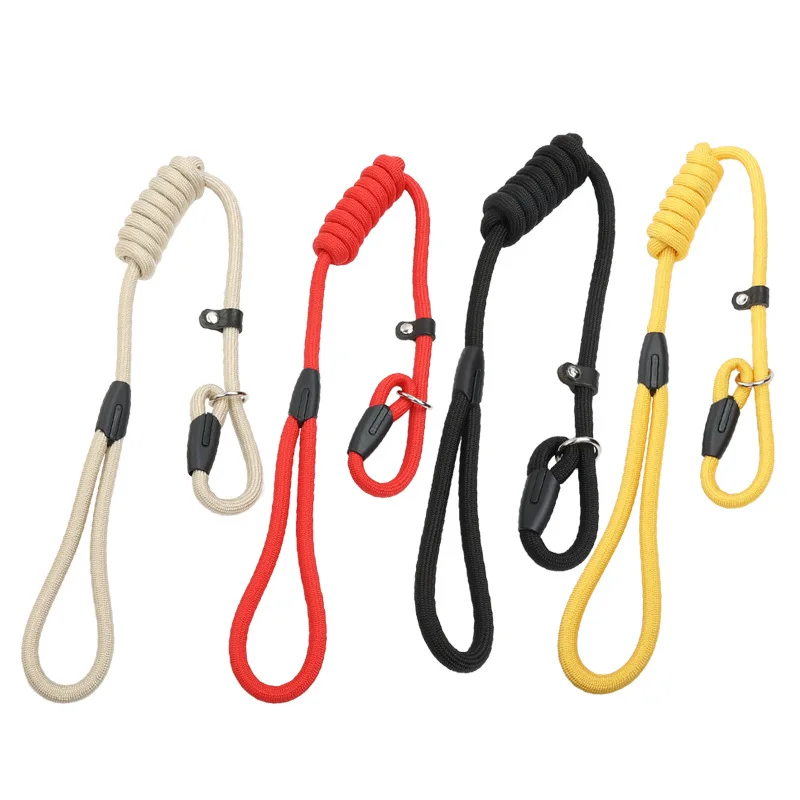 Nylon Strong Heavy Duty Dog Leash Rope Wrist Dog Leashes For Dogs