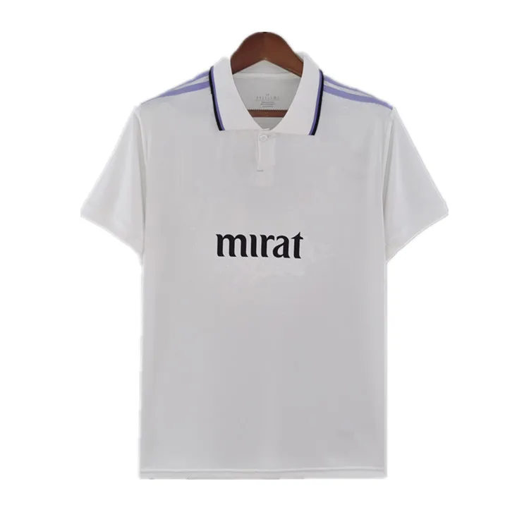 2022-2023 реальный Бензема 9 # Азаз 7 Марсело 12 MODRIC Мужская Клубная городская одежда для домашнего футбола версии фаната игрока