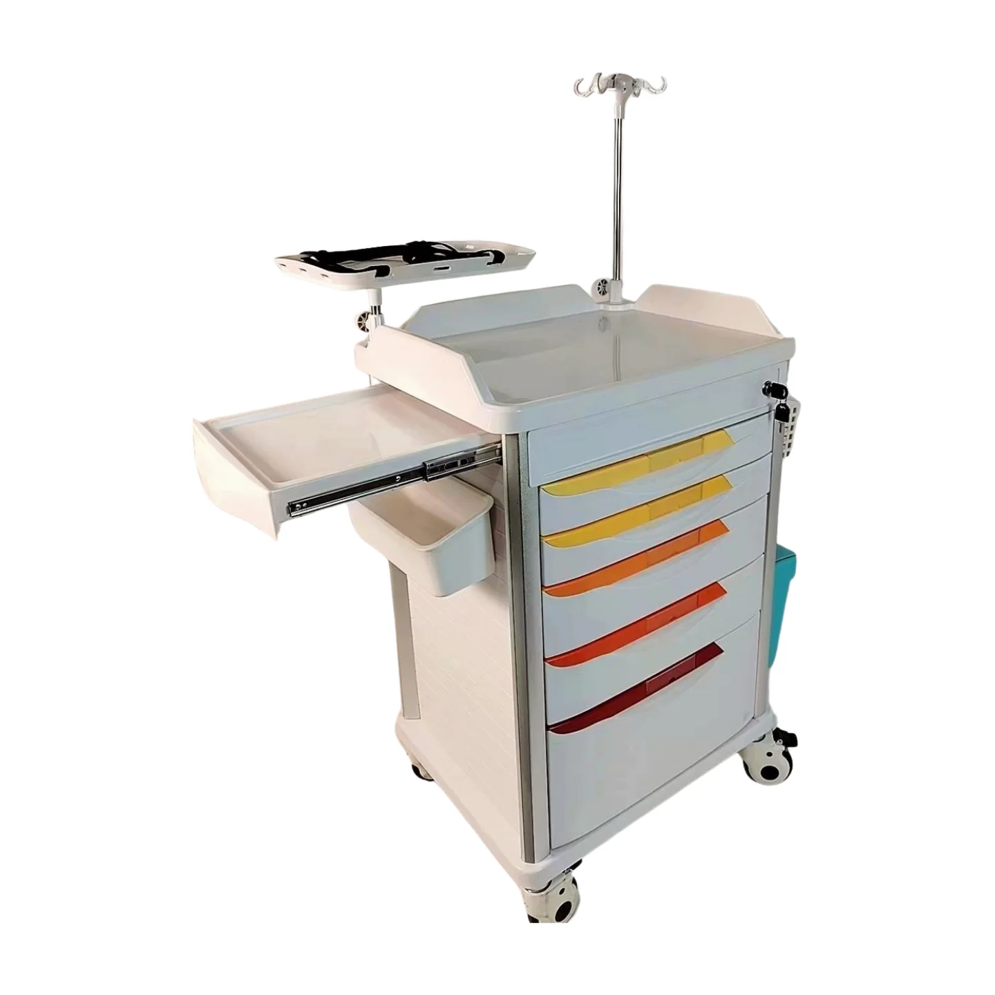 Newest Hot Sale Trolley Medical Medical Oxygen Cylinder Trolley Medical Trolley Cart For Hospital Or Clinic