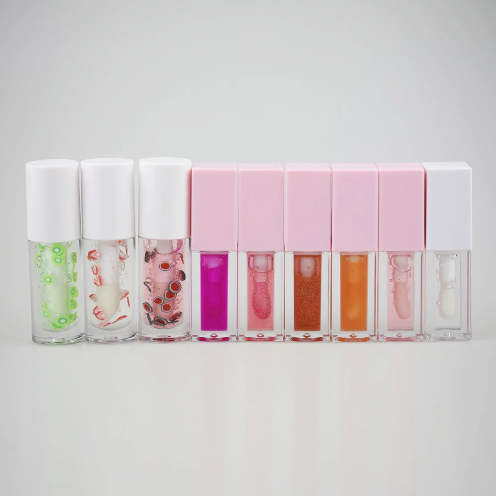 24-Hour Stay Magic Lip Oil Tint Vegan Lip Balm Customizable Logo Fruit Flavor Natural Color Halloween/Christmas Themed Private
