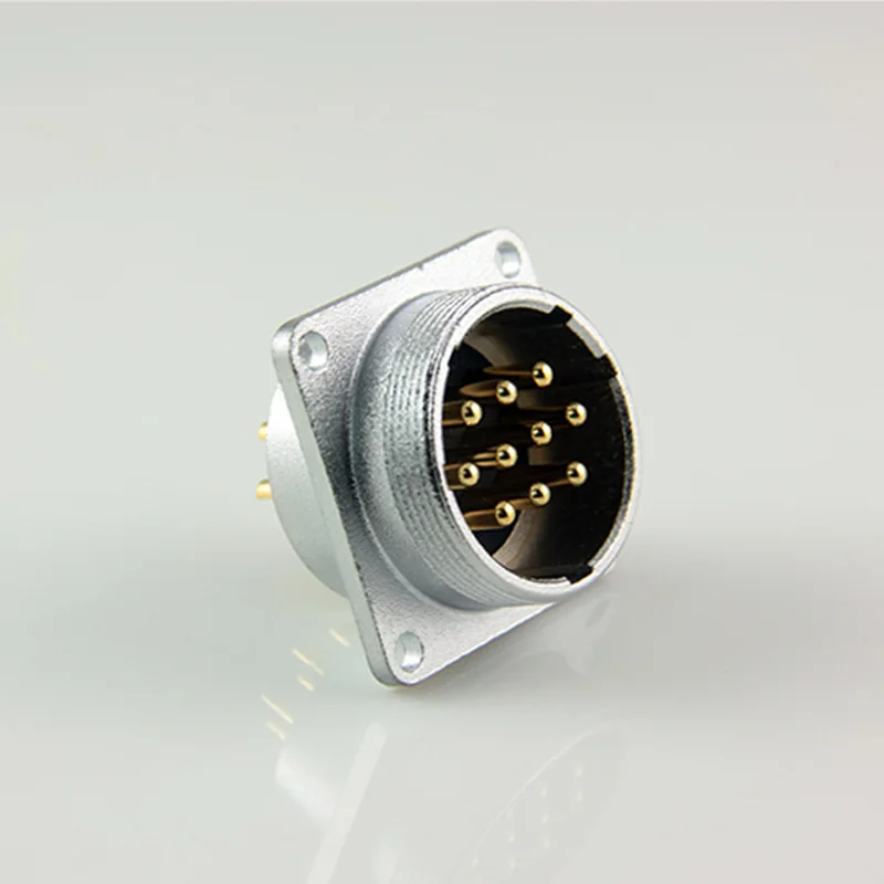 S-conectando P24F  plastic connector right angled male 8pin waterproof circular connector