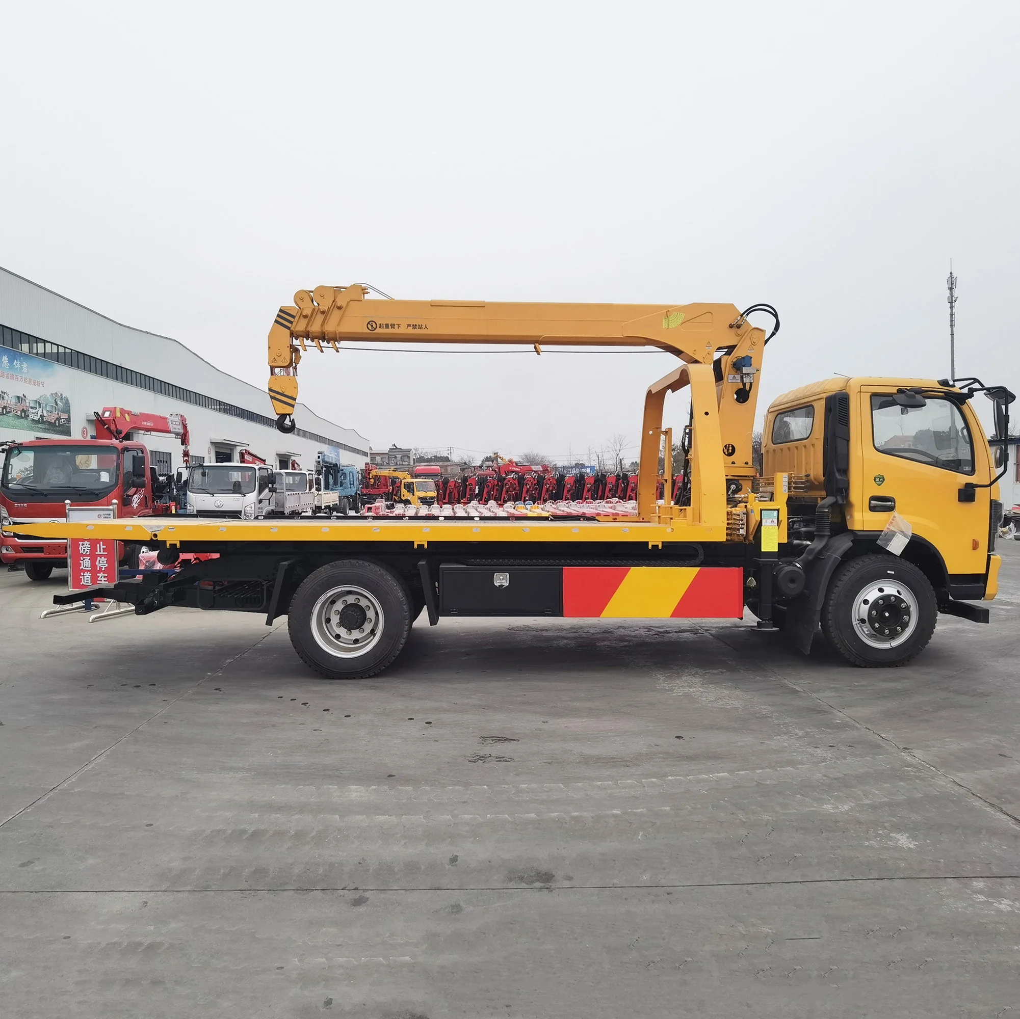Zory-Lift 2024 New Construction Machinery 5 Ton 6 Ton Truck Loader Crane Mobile Hydraulic Telescopic Boom Crane Truck