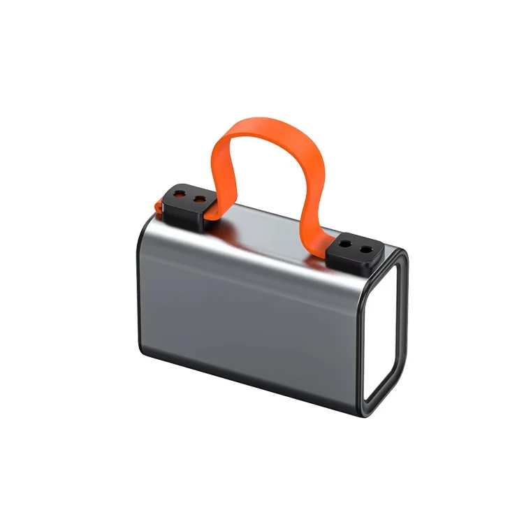 dropshipping products PB193 metal body with LED light 100W fast charging power bank 30000mah built-in dual type c and usb port