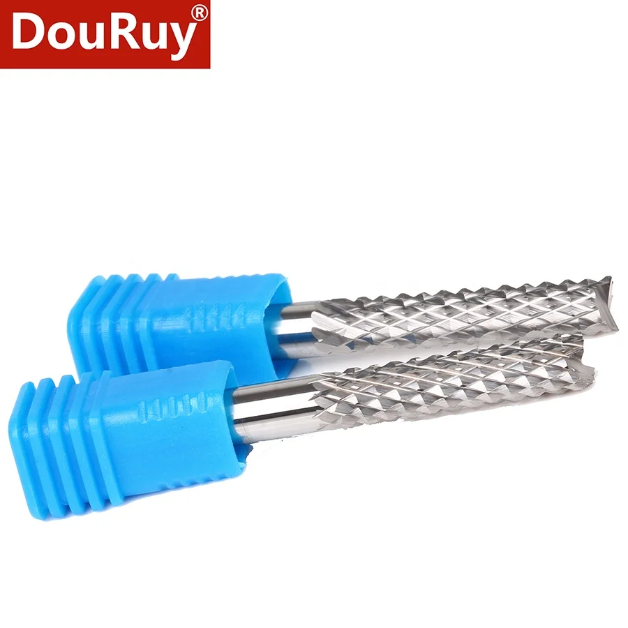 DouRuy PCB end mill Corn milling cutter Pvc Router Bits cnc cutting tool