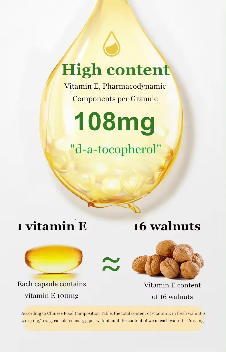 Private Label High Quality Vitamin D3 Softgel