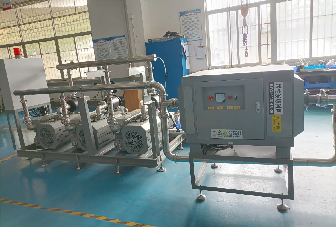 Customization 63m3/h 2KW*2 Medical vacuum pump rotary vane pump system for medical gas system