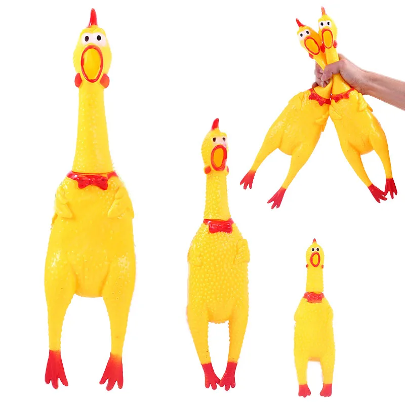 Relaxlines Upgraded version Pet supplies screaming chicken pet toy super funny screaming chicken cat dog toy