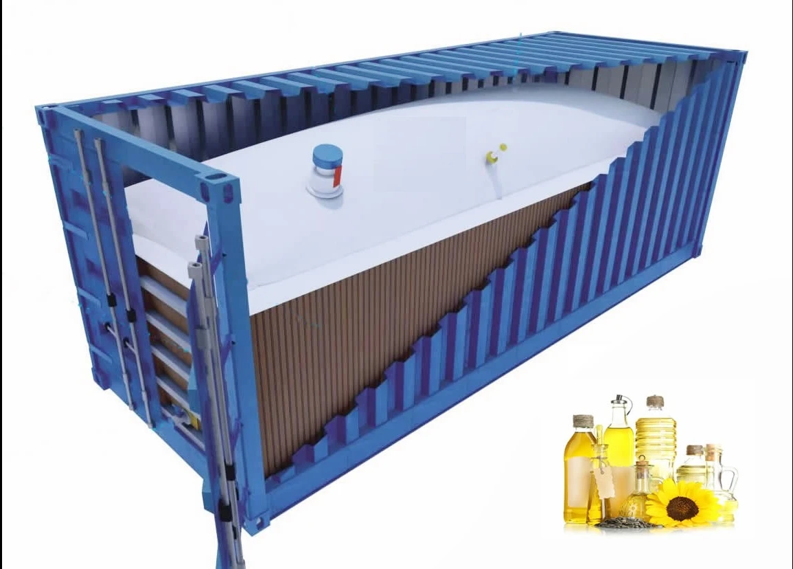 24000 liter flexitank  for bulk liquid transport of 20ft container