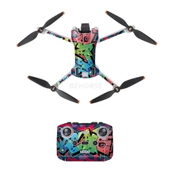 Skin Sticker Body Protective Decal Film Controller Dustproof Scratchproof Stickers Drone Accessories For DJI Mini 3/RC/RC-N1